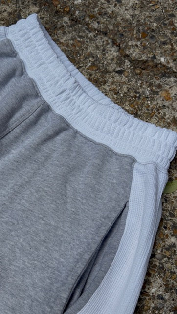 Waffle-knit shorts